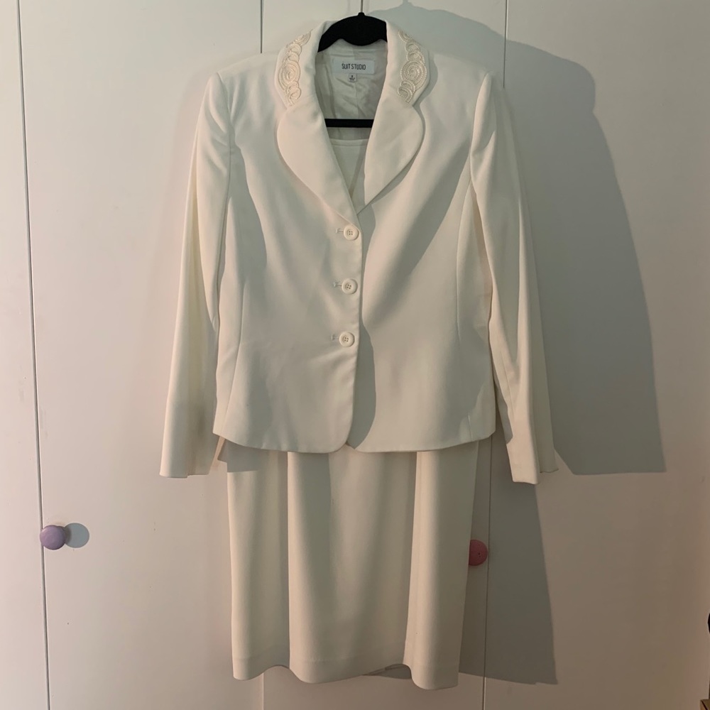 SUIT STUDIO BLAZER SKIRT SET
